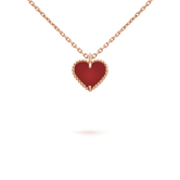 18K Sweet Alhambra Heart Pendant Necklace