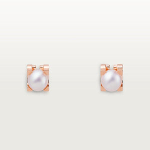 18k C De Earrings