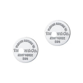 18K Return to Circle Stud Earrings