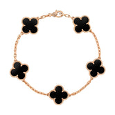 18K Vintage Alhambra Five Motifs Bracelet