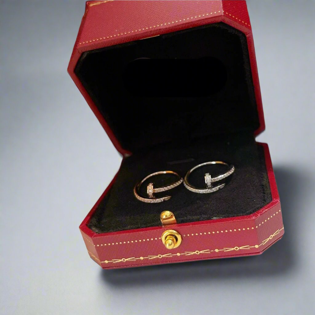 18K Juste Un Clou Full Diamond Ring